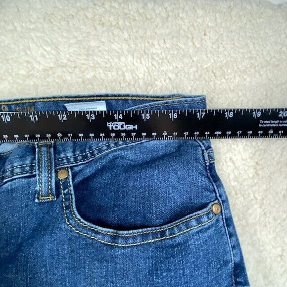 Cruel Girl Jean Jrs 15 Long Blue Stretch Straight Leg Raw Hem CB54753001 - Picture 7 of 14